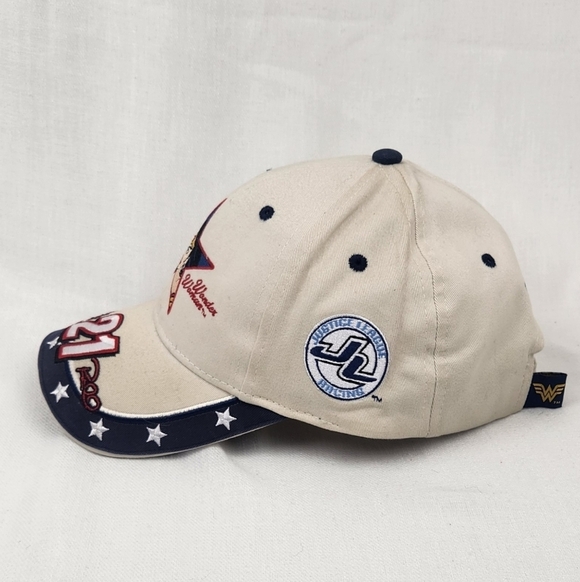 Vintage Nascar × Wonder Woman 21 Ricky Rudd Motorcraft Adjustable Hat - Picture 2 of 6